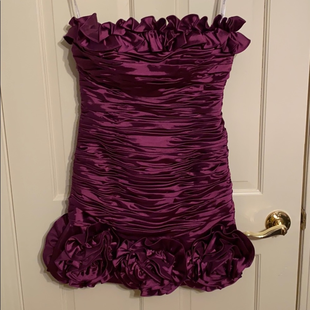 Royal Purple Cocktail Dress